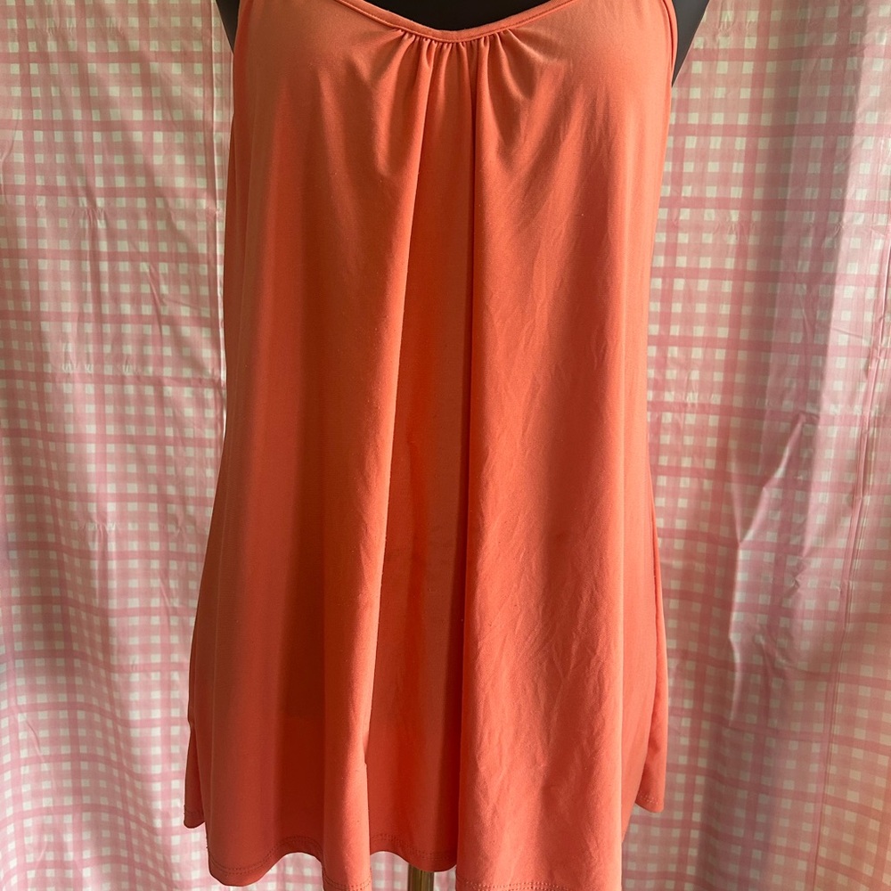 The ZigZag Stripe Coral Tank Top
